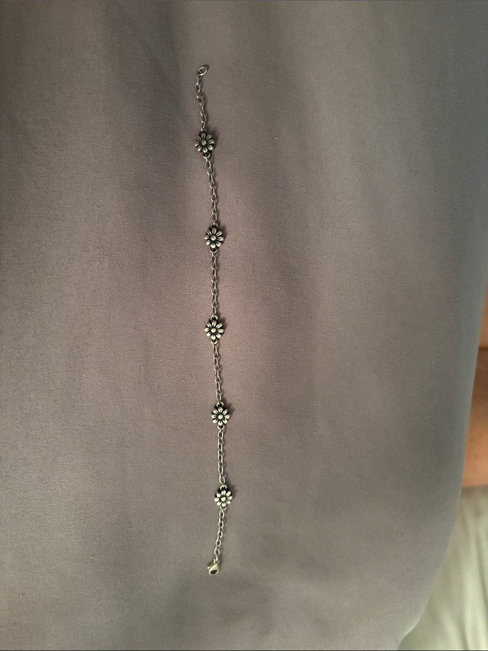James Avery Silver Daisy Link Bracelet